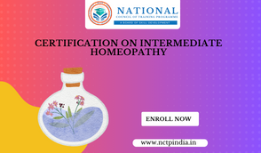 Certification On Intermediate Homeopathy